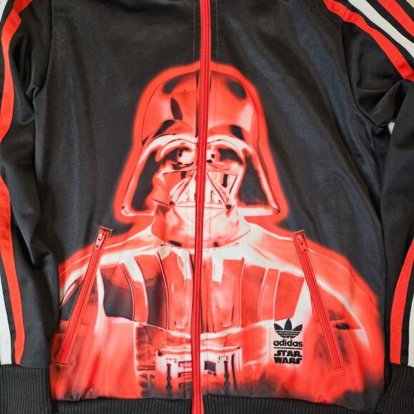 Adidas Star Wars Darth Vader Youth Full Zip Jacket - Size S - Picture 3 of 7